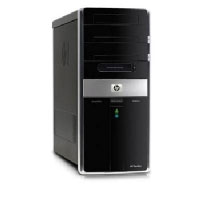 HP Pavilion Elite m9451es - Torre - 1 x Core 2 Quad Q8200 / 2.33 GHz - RAM 4 GB - disco duro 1 x 1 TB - DVDRW (R DL) / DVD-RAM - GF 9600 GS - Gigabit Ethernet